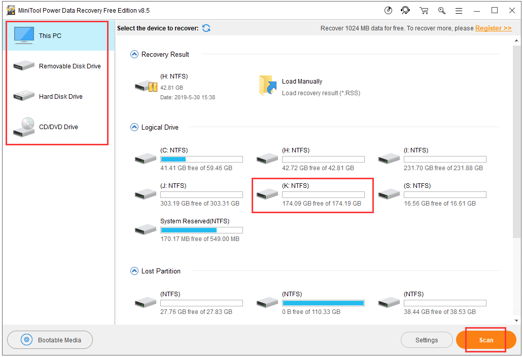 MiniTool Power Data Recovery