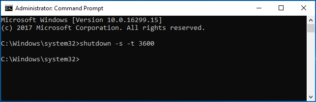 windows 10 schedule shutdown cmd