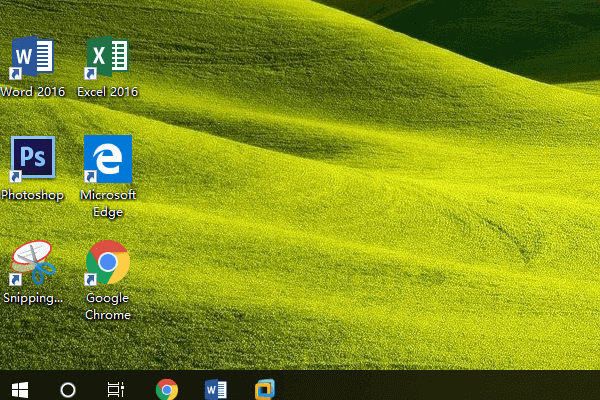 full screen without taskbar