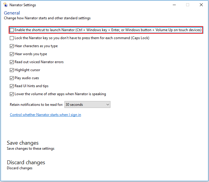 uncheck the option and click Save changes 