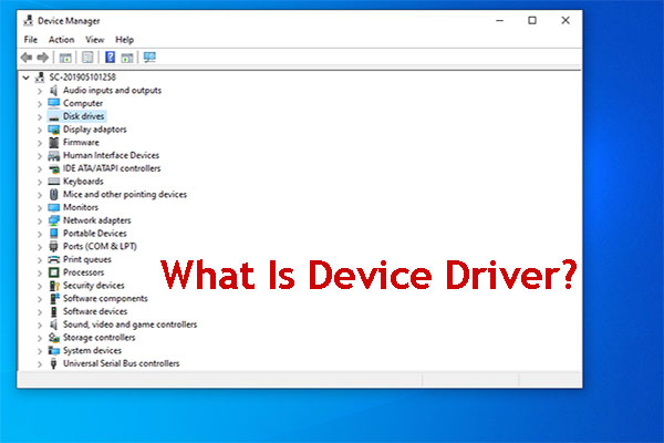what is device driver thumbnail