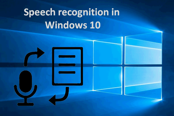 word speech recognition windows 10
