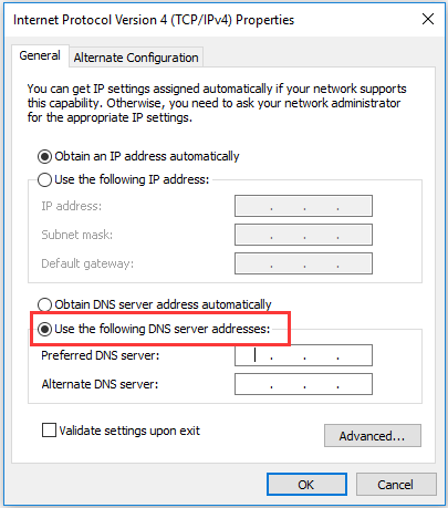 check the option 