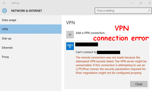 checkpoint vpn not connecting