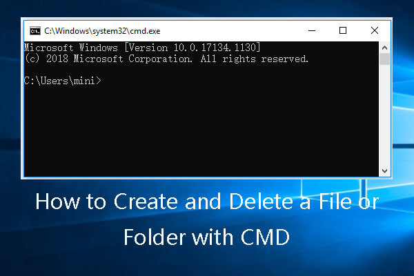 delete file in windows dos