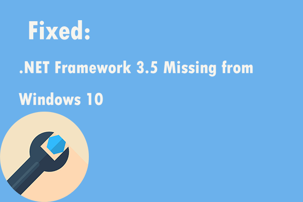 net framework 3 5 is missing thumbnail