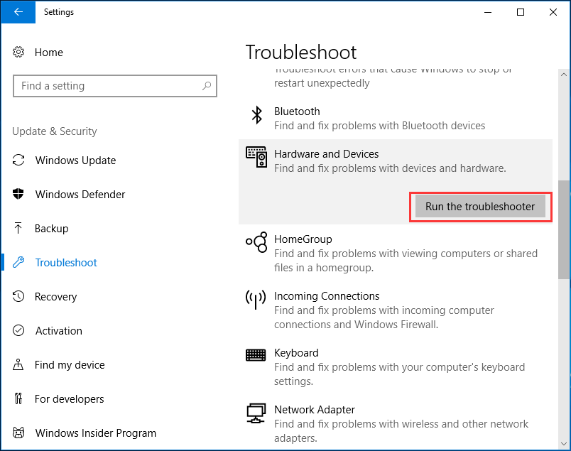 cast to device windows 10 not working