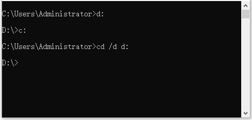 [Fixed] Can’t Navigate to D Drive with CD Command in CMD - MiniTool