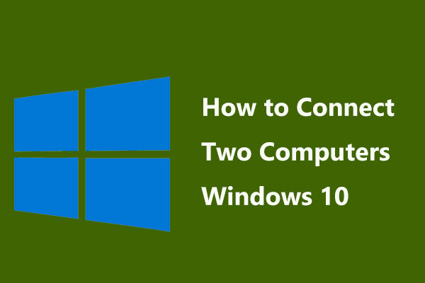 how to connect two computers thumbnail