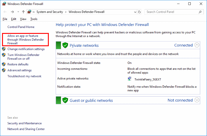 How to Disable the Windows Firewall in Windows