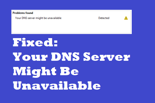 halsband scheerapparaat Krijgsgevangene Full Guide to Fix DNS Server Unavailable in Windows 10