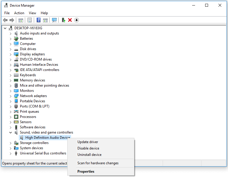 low audio device volume windows 10