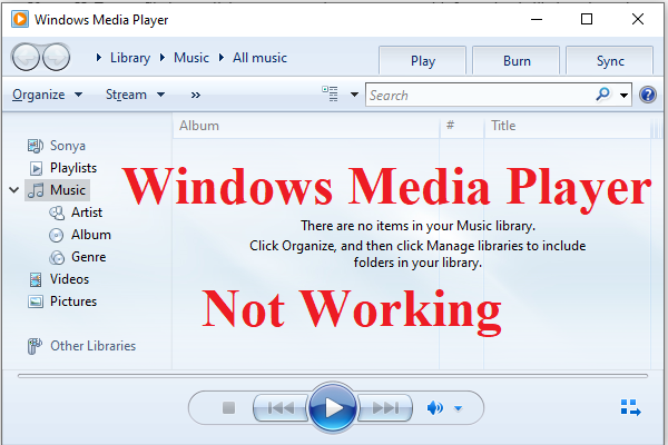 windows media player troubleshooter