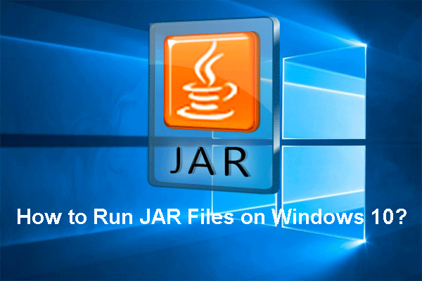 how to run .JAR files