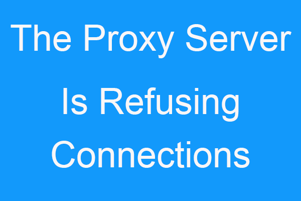 Не работает тор браузер the proxy server is refusing connections gidra скачать тор браузер ява гидра