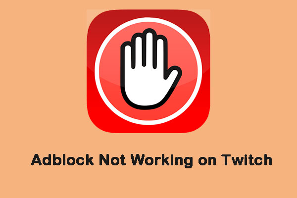 adblock nie działa na Twitchu