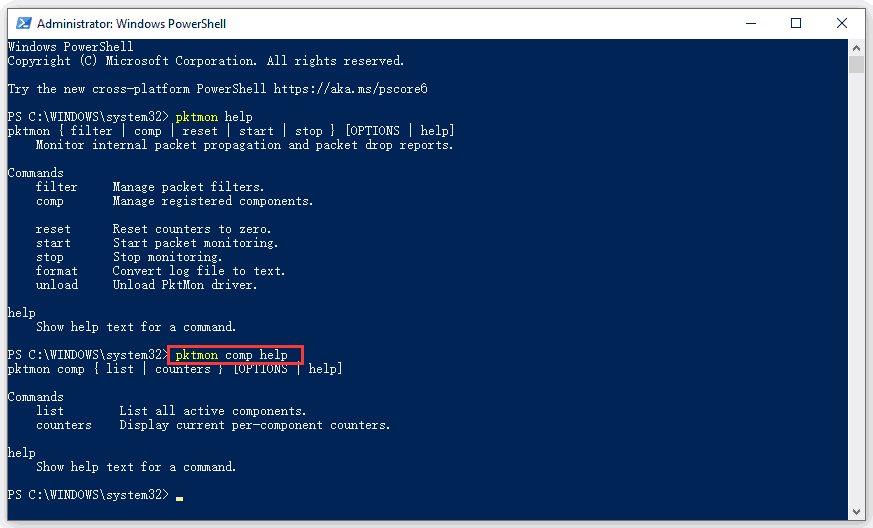 How to Use Network Sniffer Tool PktMon.exe on Windows 10? MiniTool
