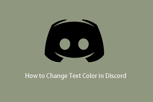 how to change text color in discord thumbnail
