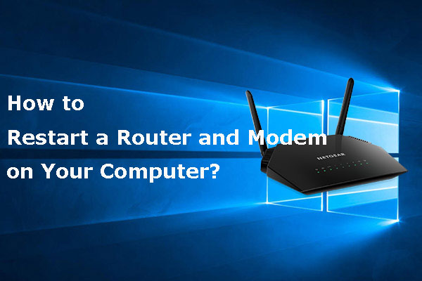 wie starte ich ein Router-Modem neu?