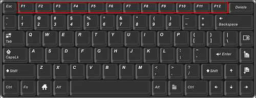 function keys Windows 10