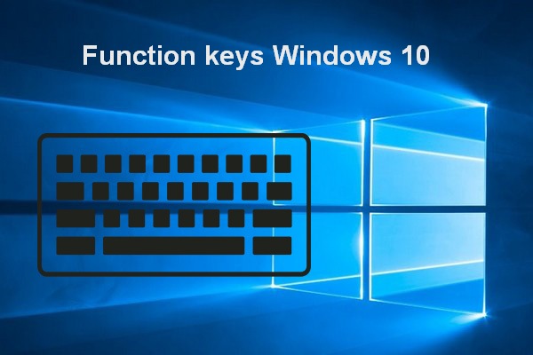 Function keys Windows 10