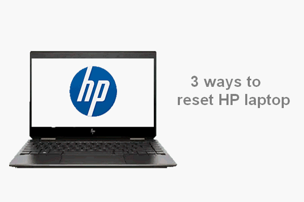 Reset HP laptop