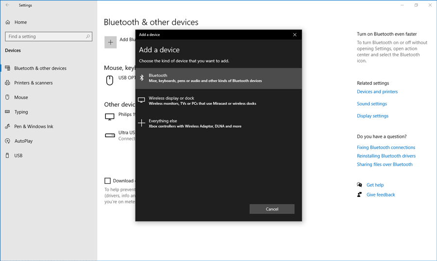 Add a device