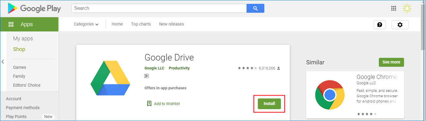 how to open google drive files on phone