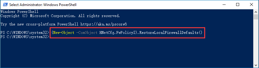 Reset all comodo firewall 10 settings em client for windows 7