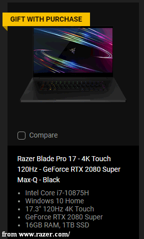Razer Blade Pro 17