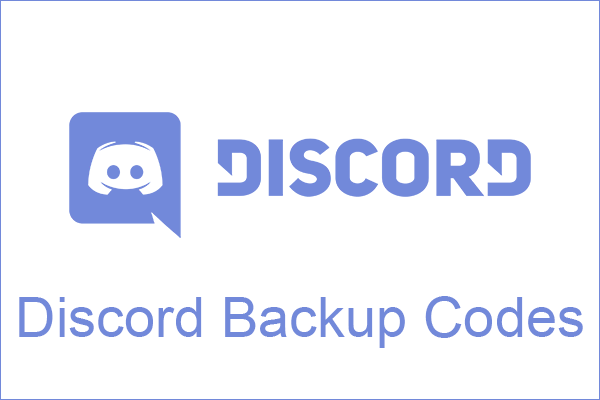 discord backup codes