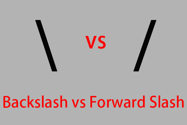 backslash vs forward slash thumbnail