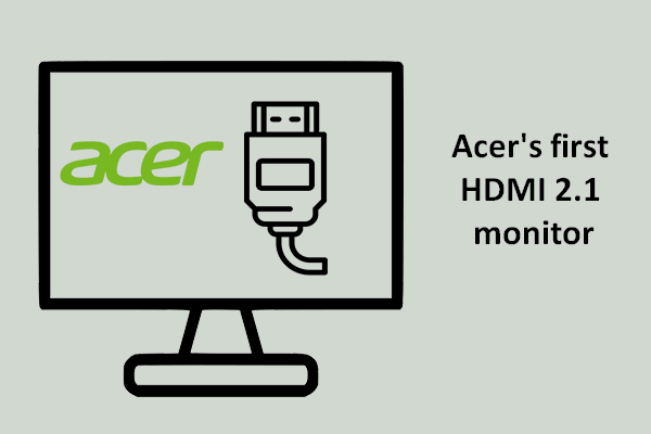 Acer's First Gaming Monitor With HDMI 2.1 Ahead Of CES 2021