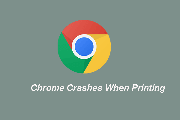 Chrome crashes when printing
