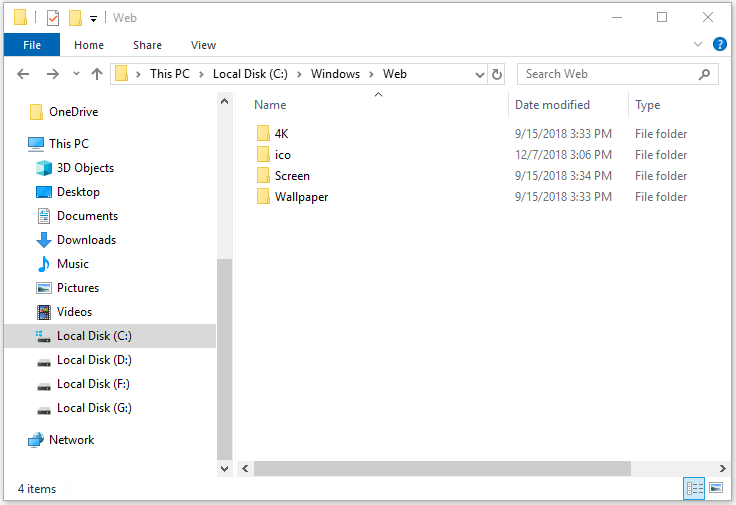 how to delete wallpaper Windows 10