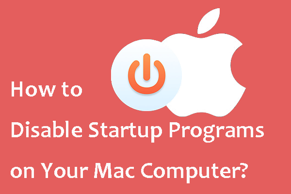 turn off mac startup programs turn off mac startup programs
