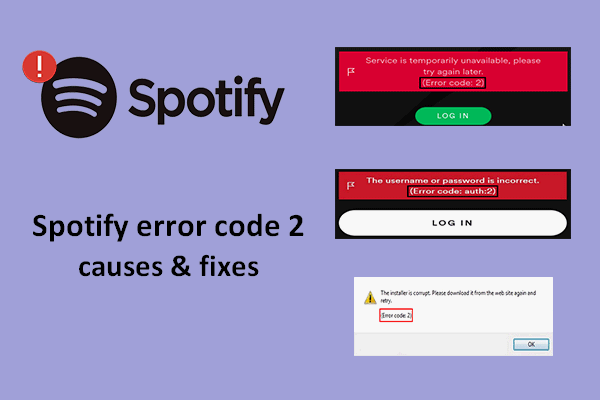 smart tv spotify error id 2