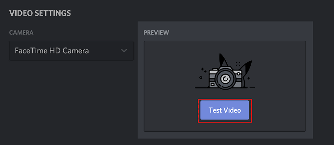 Discord Video Settings
