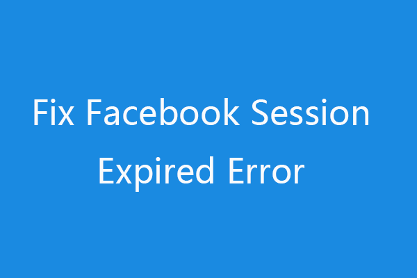 Facebook session expired