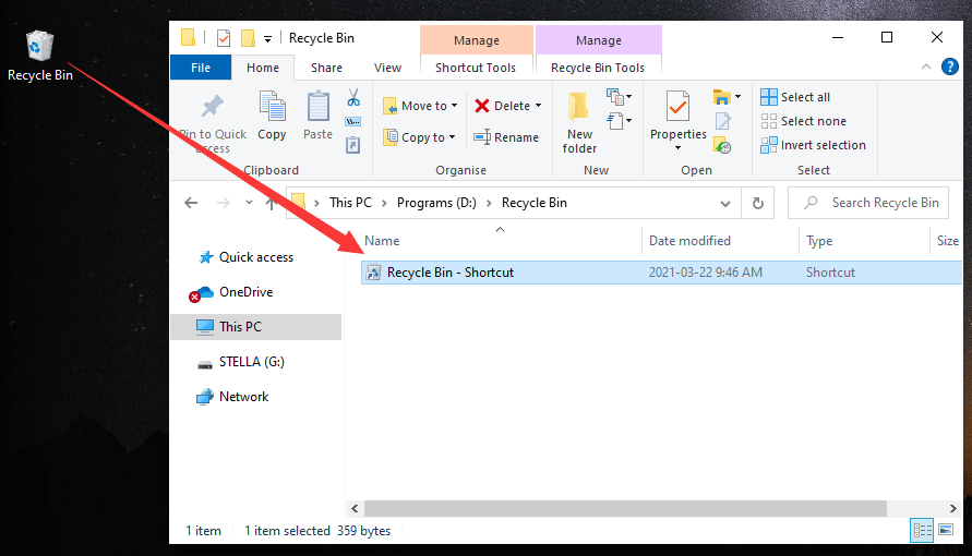 How Can I Pin Recycle Bin to the Taskbar in Windows 10? MiniTool