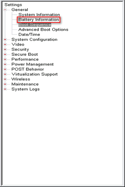 dell battery status