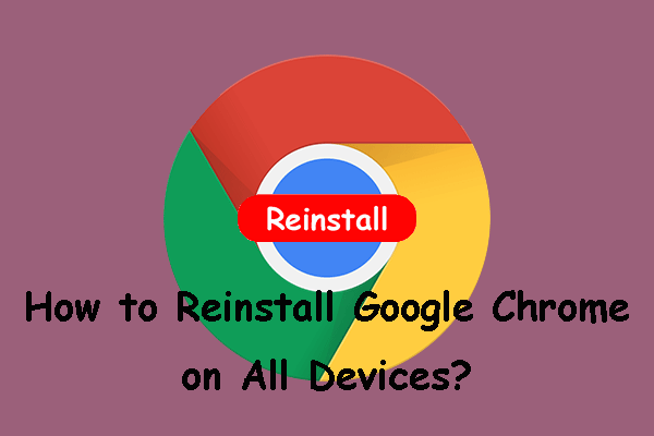 reinstall Chrome