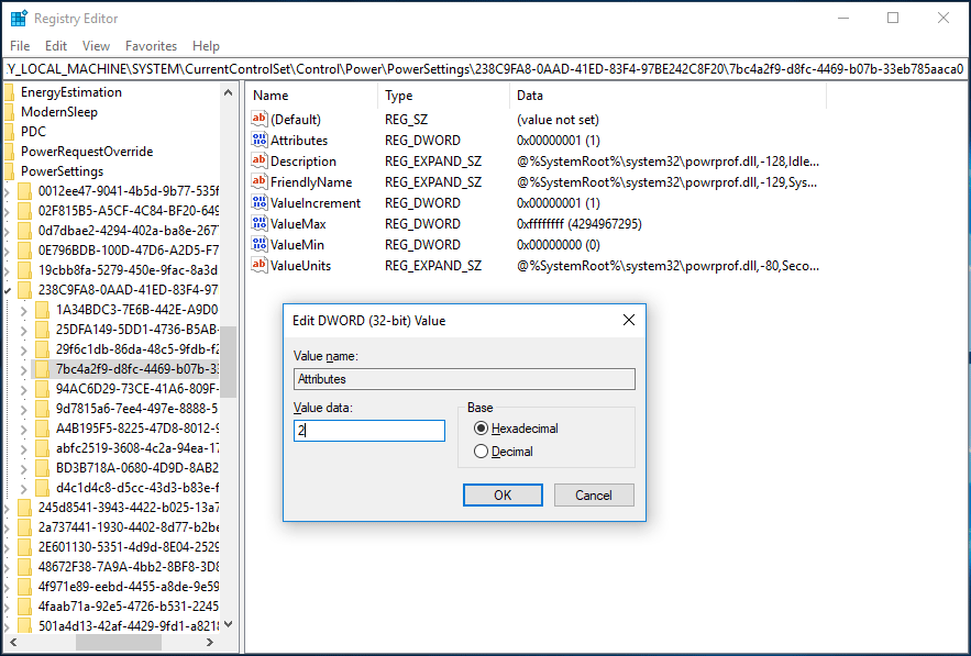 edit Windows Registry