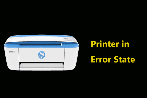 printer in error state