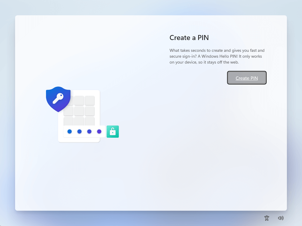 create Windows 11 Hello PIN