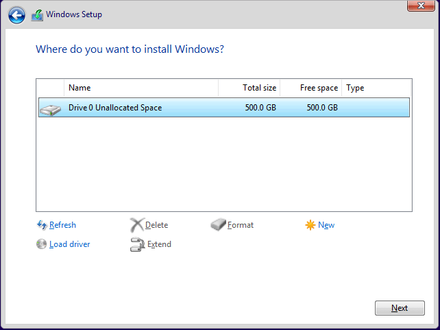 where to install Windows 11