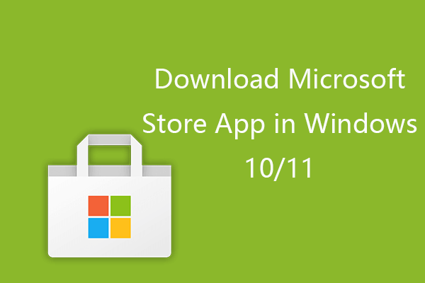 download microsoft store app without store