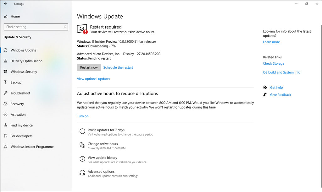 Windows 11 upgrade is undergoing