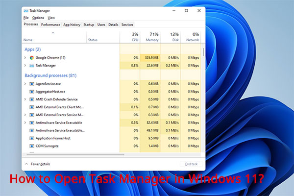 openin up task manager