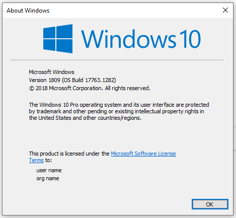 check your Windows version